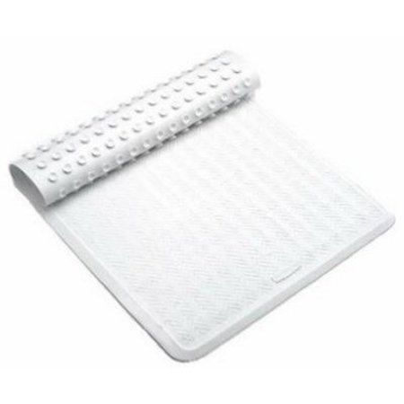 RUBBERMAID COMMERCIAL 16x28 LG WHT Bath Mat 1982726